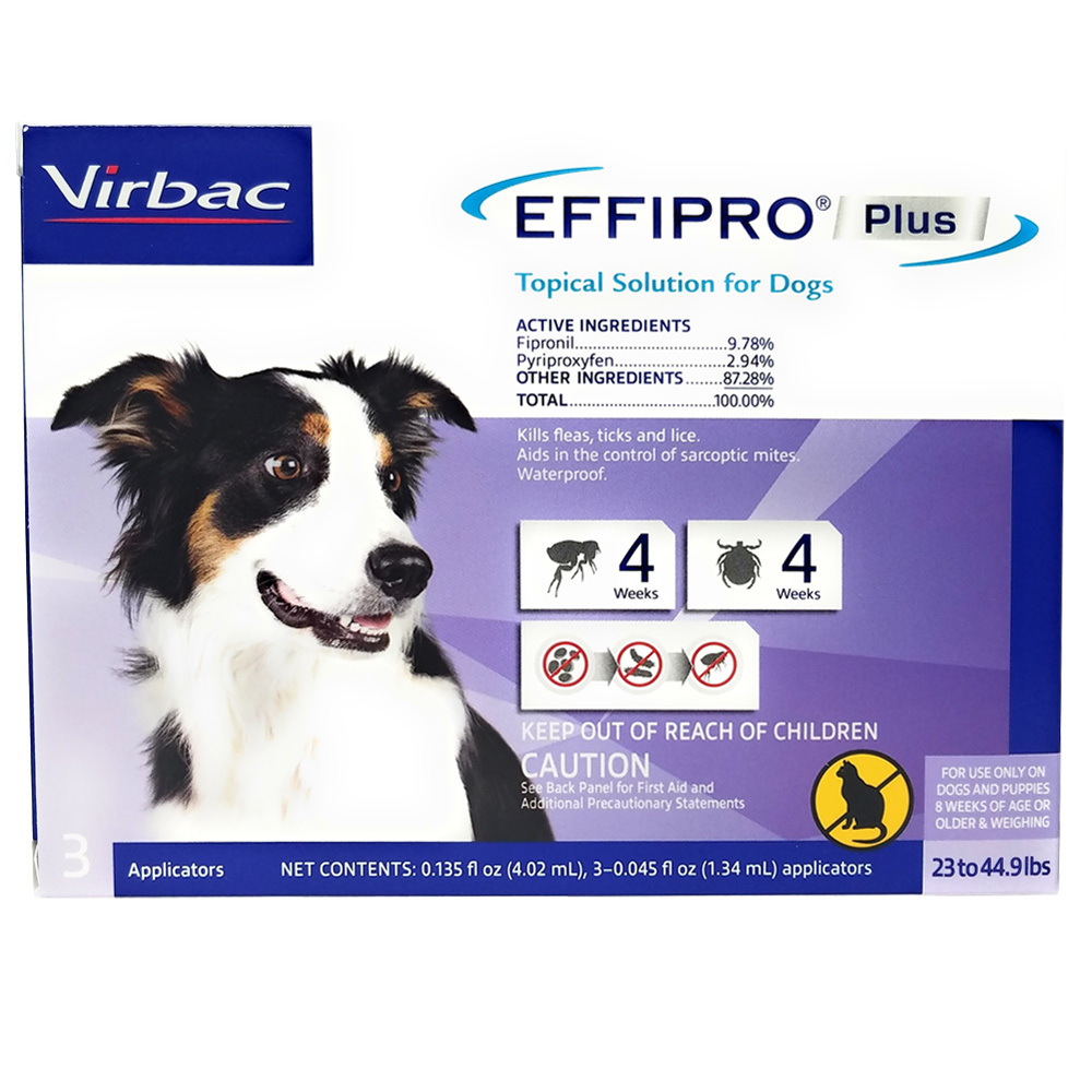 VIRBAC-EFFIPRO-FLEA-TICK-SPOT-DOGS-23-44-LBS-3-DOSES