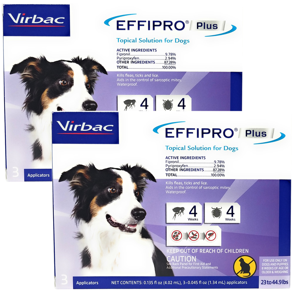 VIRBAC-EFFIPRO-FLEA-TICK-SPOT-DOGS-23-44-LBS-6-DOSES