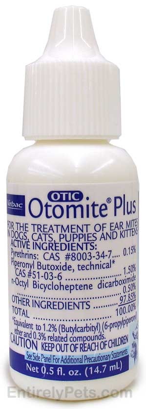 Virbac Otic Otomite Plus