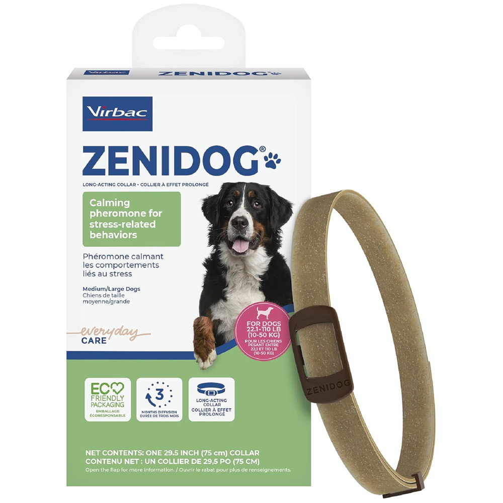 Virbac Zenidog Calming Pheromone Collar Medium/Large Dog, 1 Count