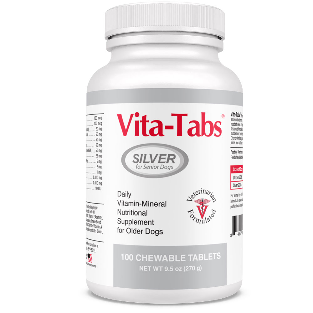 Vita-Tabs Silver for Senior Dogs