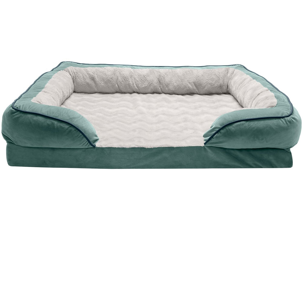 FurHaven Velvet Waves Perfect Comfort Memory Top Sofa Bed