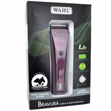 Wahl Bravura Lithium Clipper Kit - Purple | On Sale | EntirelyPets