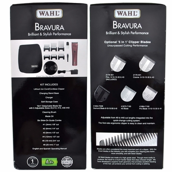 Wahl Bravura Lithium Clipper Kit - Purple | On Sale | EntirelyPets