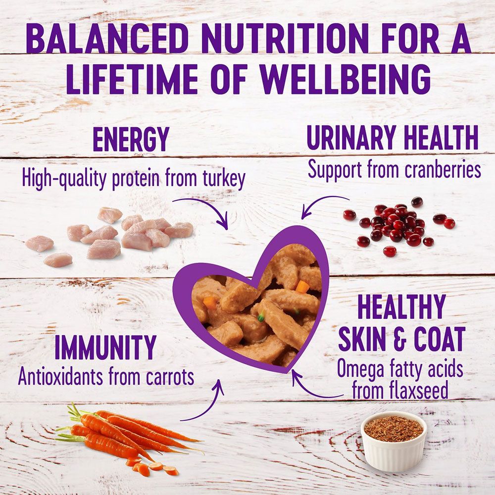 Wellness Sliced Turkey & Salmon Dinner GrainFree Canned Cat Food, 5.5
