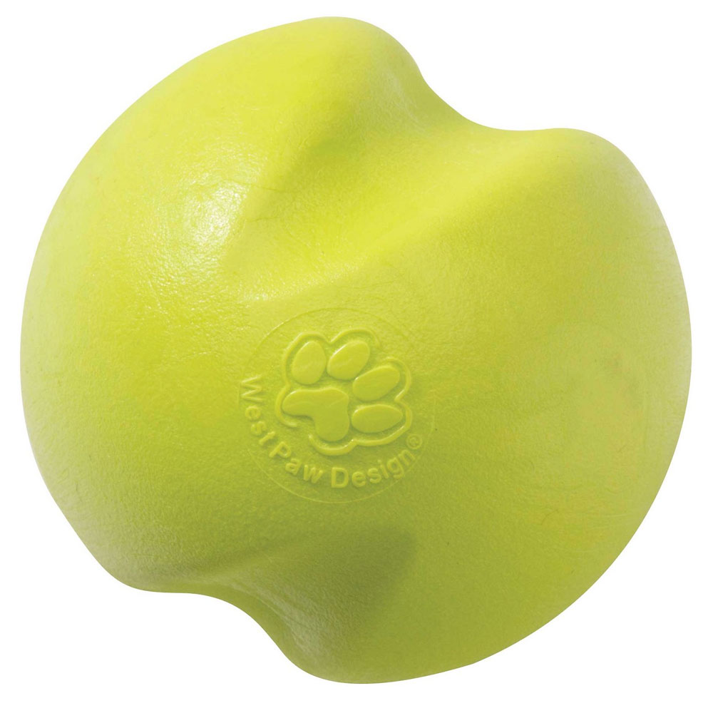 WEST-PAW-JIVE-TOUGH-BALL-SM-GREEN-DOG