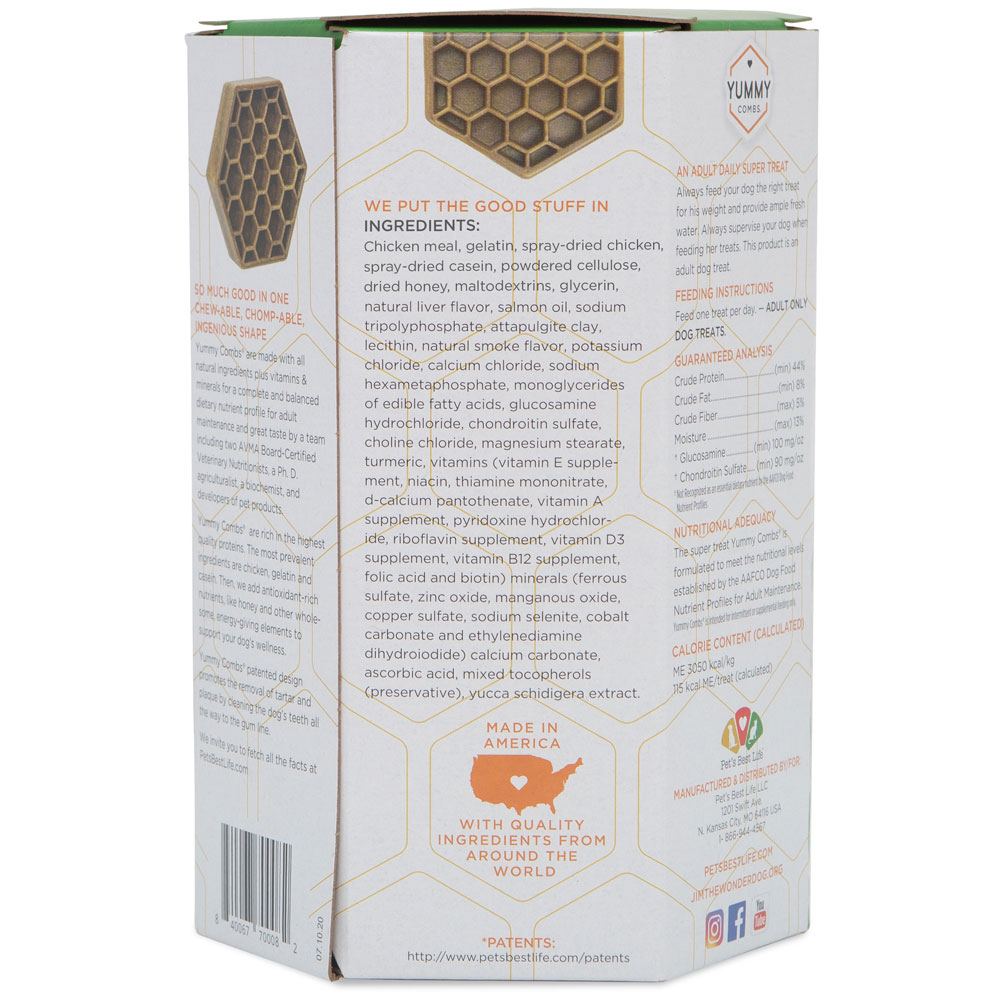 YUMMYCOMBS-FLOSSING-DENTAL-TREATS-DOGS-51-100LBS-LARGE-9CT