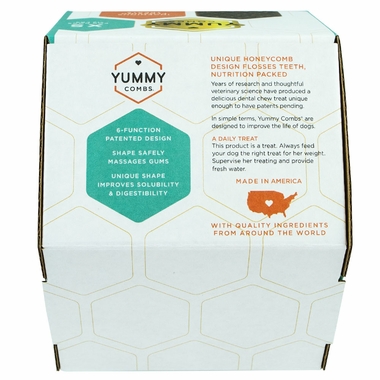 YUMMYCOMBS-MINIHEXI-FLOSSING-DENTAL-TREATS-3PCK-DOGS-5-12LBS-XSMALL-21CT