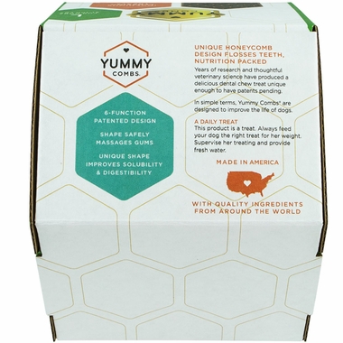 YUMMYCOMBS-MINIHEXI-FLOSSING-DENTAL-TREATS-DOGS-51-100LBS-LARGE-12CT