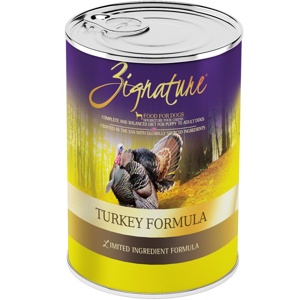 Zignature Turkey Limited Ingredient Formula GrainFree Canned Dog Food