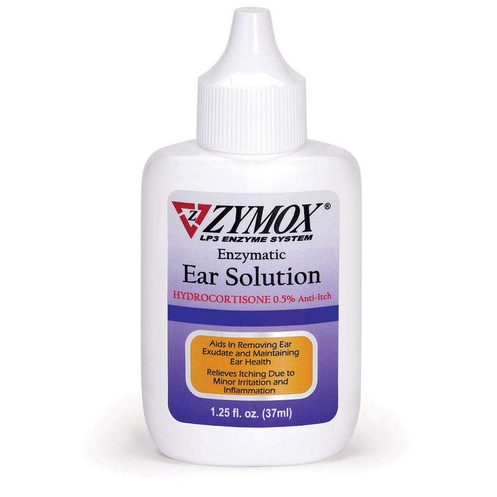 Zymox Ear Solution w/ Hydrocortisone 0.5% (1.25 oz)
