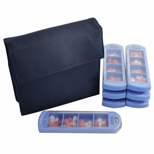 4 Times a Day x 7 Day Large Pill Organizer