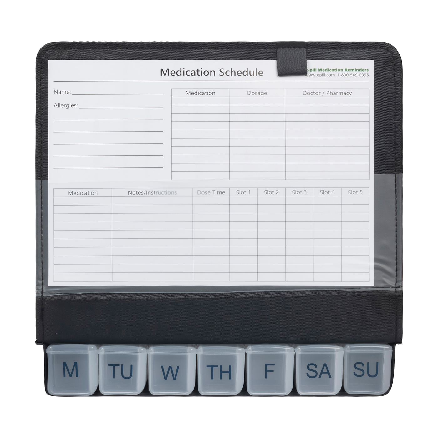 5 Times a Day x 7 Day Large Pill Organizer