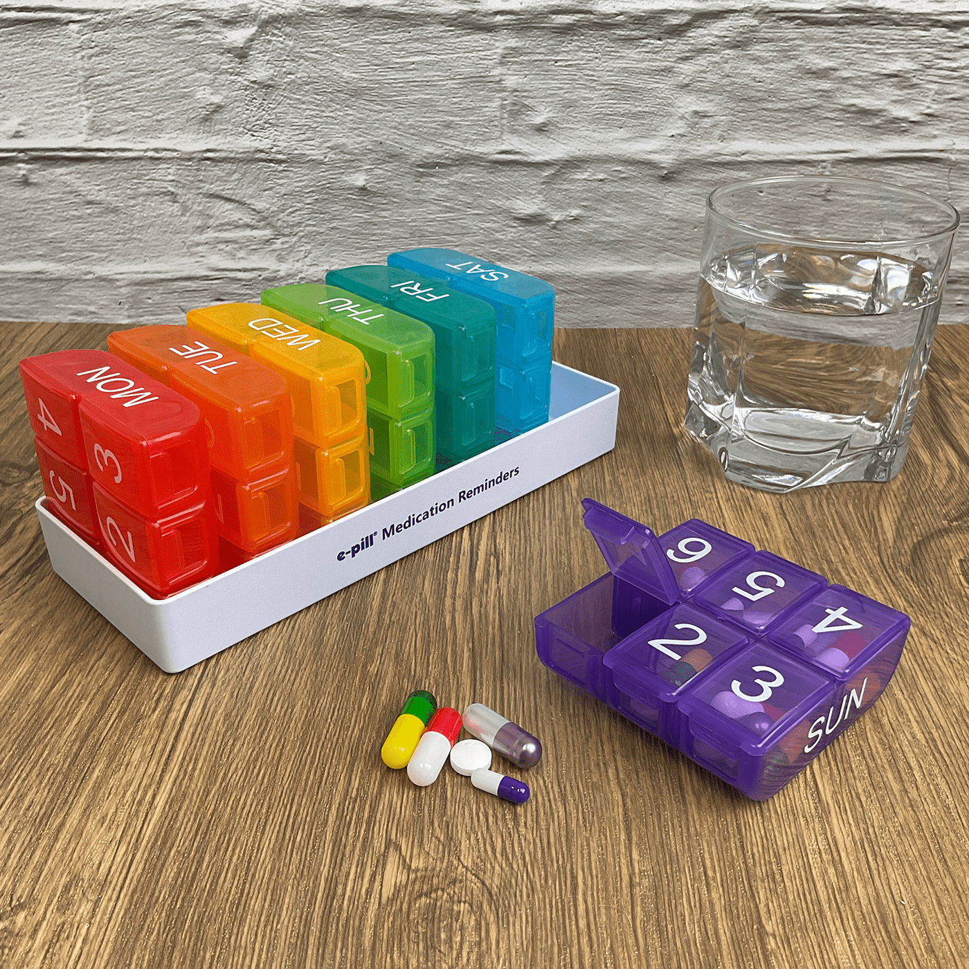 Pill Organizer 6 Times A Day 6 Times a Day x 7 Day Pill Organizer