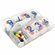 8 Times a Day x 7 Day<br>Clear Pill Organizer