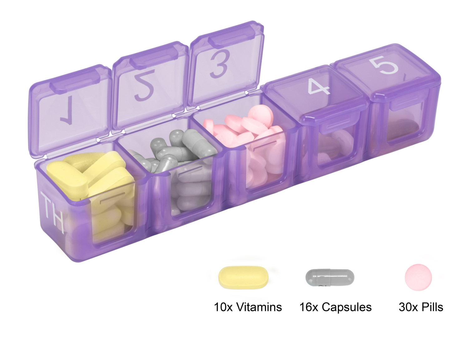 5 Times A Day X 7 Day Large Pill Organizer 5-times-a-day-x-7-day-large-pill-organizer