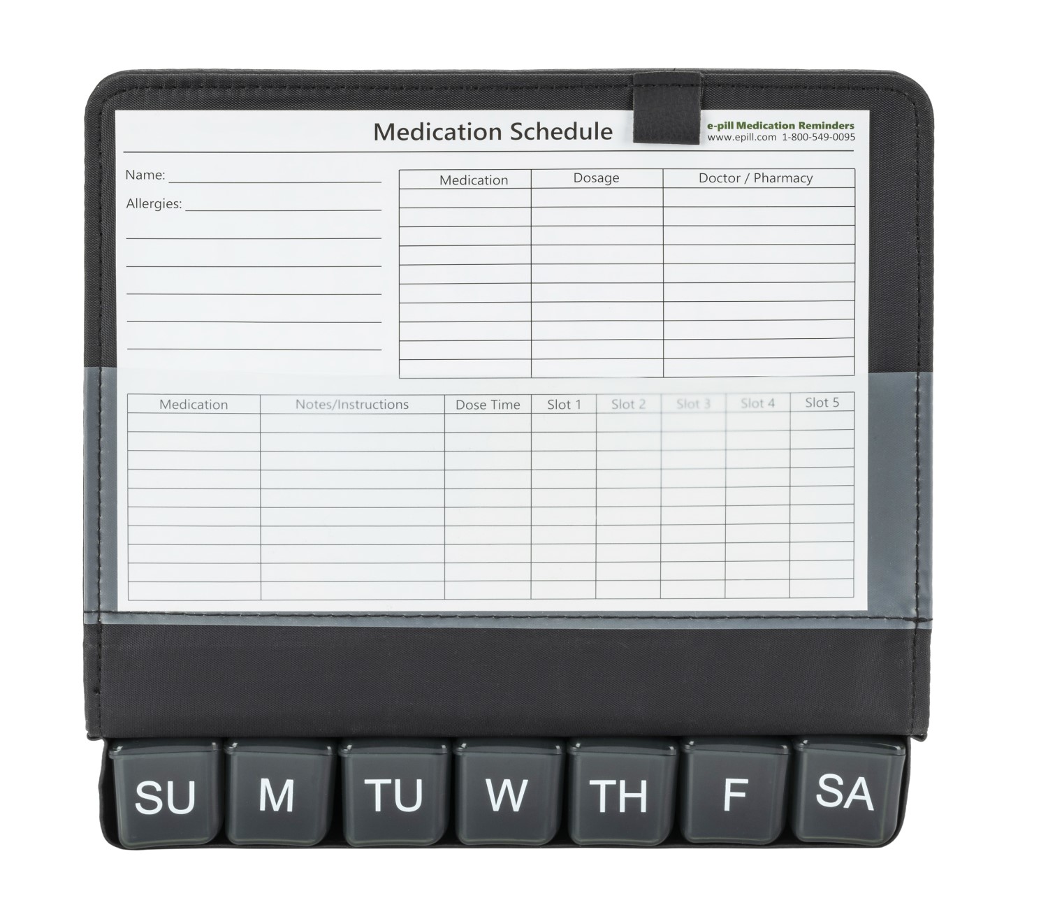5 Times a Day x 7 Day Large Pill Organizer