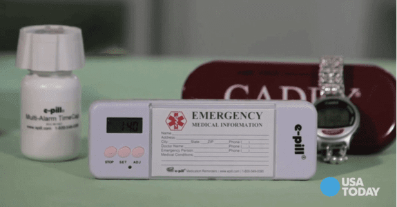 Radio Advertisement e-pill Multi-Alarm Pill Box