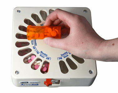 Pill Box Dispenser for your Kitchen e-pill Accutab