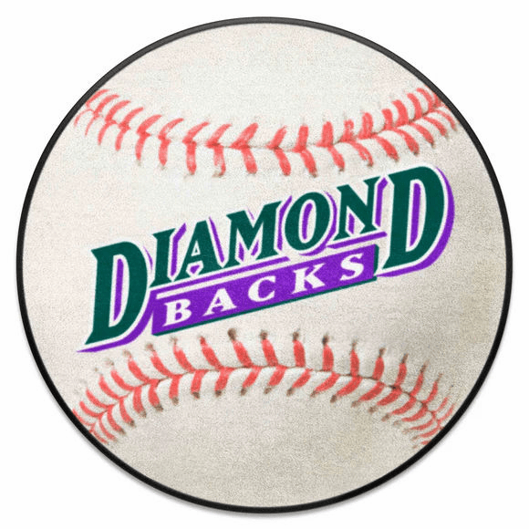 Arizona Diamondbacks MLB 27" Round Baseball Rug