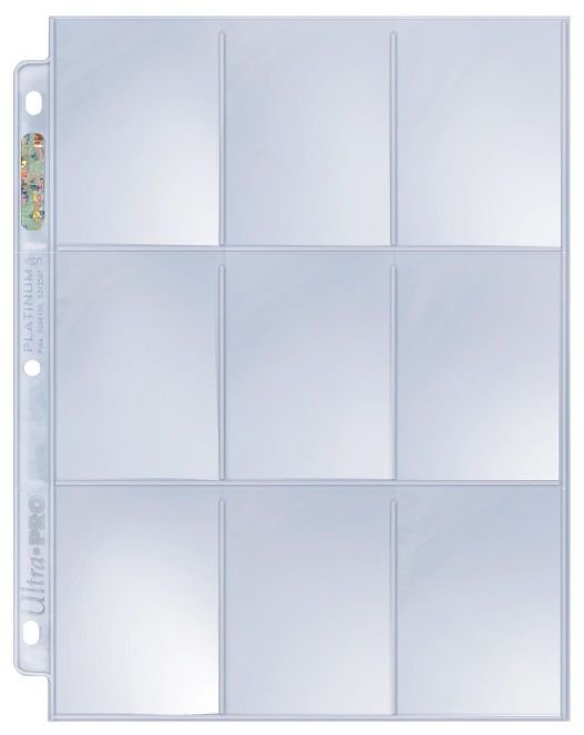 Ultra Pro Platinum Baseball Card Sheets Box of 100 Pages ONLY 2 LEFT!