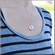 Baseball Seam Dainty Chain Pendant Necklace<br>GOLD or SILVER
