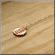 Baseball Seam Dainty Chain Pendant Necklace<br>GOLD or SILVER