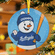 Baseball Team Snowman Glass Ornament