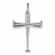 Crossed Bats Baseball Cross Pendant<br>ONLY ONE SILVER LEFT!