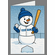 Custom Baseball Snowman Holiday Cards