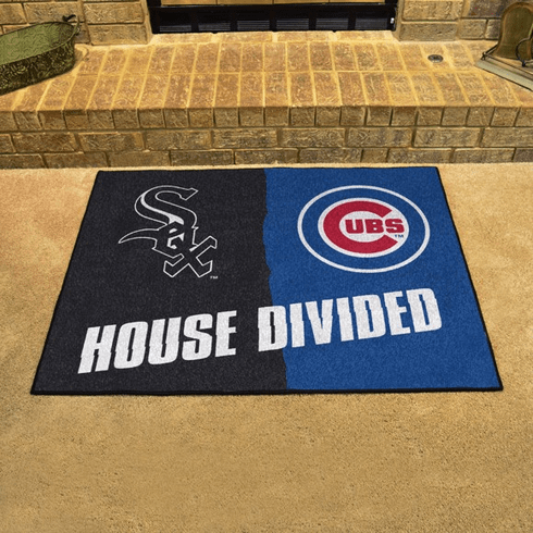 House Divided MLB Mat - White Sox / Cubs