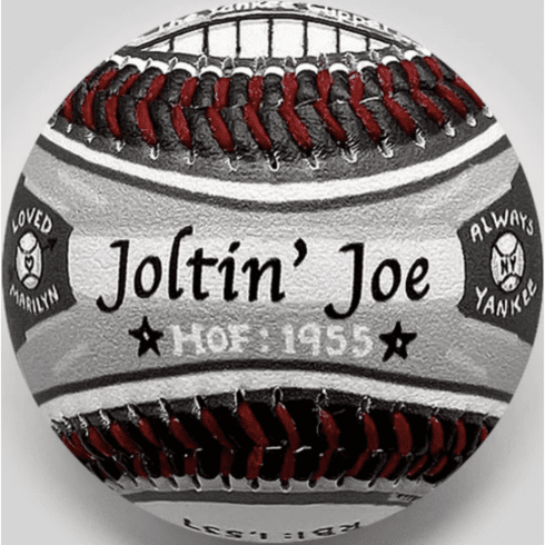 Joltin' Joe DiMaggio Collectible Baseball<br>ONLY 1 LEFT!