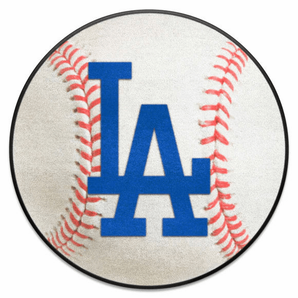 Los Angeles Brooklyn Dodgers MLB 27" Round Baseball Rugs<br>2 DESIGN OPTIONS!