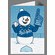 Personalized Baseball Snowman Los Angeles Back to Back Champs Fan Holiday Cards