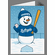 Personalized Baseball Team Snowman Holiday Cards