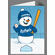 Personalized Baseball Team Snowman Holiday Cards