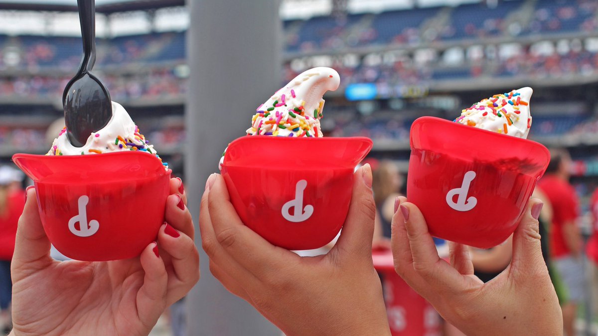 Philadelphia Phillies 8oz Ice Cream Sundae Baseball Helmet Snack Bowls