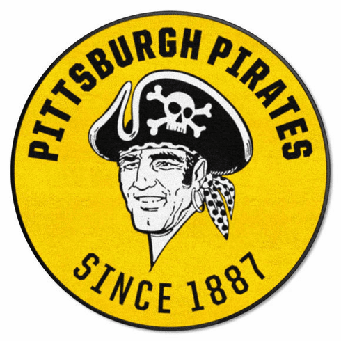Pittsburgh Pirates MLB 27" Round Baseball Rug