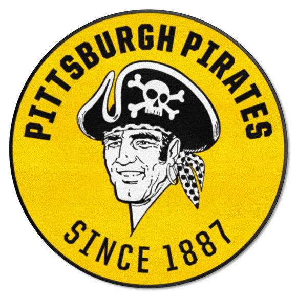 Pittsburgh Pirates MLB 27" Round Baseball Rug