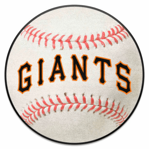 San Francisco Giants MLB 27" Round Baseball Rug