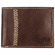 Vintage Brown Leather Baseball Stitch Bifold Wallet by Rawlings<br>ONLY 3 LEFT!