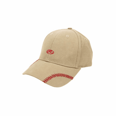 Women's Change Up Khaki Baseball Stitch Hat by Rawlings<br>ONLY 1 LEFT!