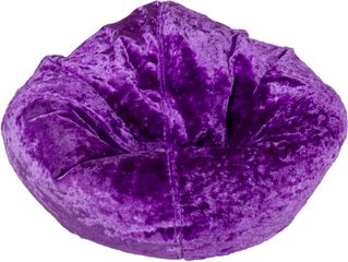 096 Ultra Violet Chenille Beanbag