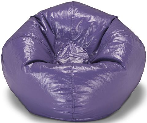 098 Purple Matte Bean Bag