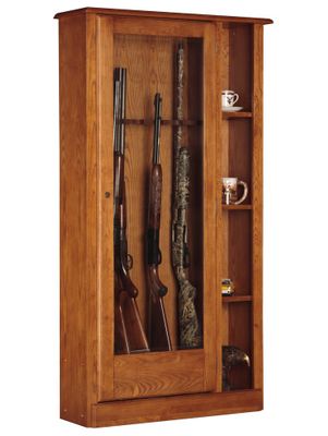 10 Gun Cabinet/Curio Combo - Dawson - 725