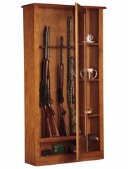 10 Gun Cabinet/Curio Combo - Dawson - 725