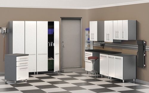 10-Piece Garage Storage Kit in Starfire Pearl - Ulti-MATE Storage - GA-100KSW