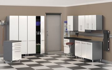 10-Piece Garage Storage Kit in Starfire Pearl - Ulti-MATE Storage - GA-100KSW