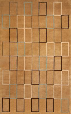 100% Wool Handknotted Rug - 5' x 8' - Aspen 5023 - International Rugs
