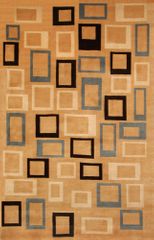 100% Wool Handknotted Rug - 8' x 10' - Aspen 5049 - International Rugs